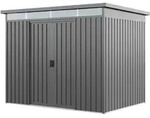Gfp Primeyard Ger&auml;tehaus Metall Gartenhaus 220x160x200 Cm Ger&auml;teschuppen
