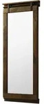 Massivmoebel24 - Spiegel Mango 59x6x145 Braun Lackiert Railway 4010