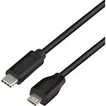 Logilink Usb2.0 Type-c Kabel Cu0196, Schwarz, 0,5 M