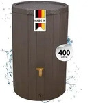 4rain Madera Regentonne 400 Liter Braun