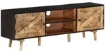 Tv-schrank 140x30x46 Cm Rohes Mangoholz Und Massivholz Akazie Vidaxl