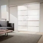 Schulte - T&uuml;r Doppelfl&uuml;gelige Schiebet&uuml;r Glas Blockstreifen 1760 X 2035...