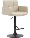 Barhocker Los Angeles Creme Schwarz