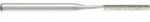Pferd Tools Diamantfeile F&uuml;r Handfeilger&auml;t Dreikant 2,0x2,0x50mm Schaft-&oslash;3 Mm D126