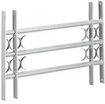 Fenstergitter Einbruchschutz, Ausziehbar, F&uuml;r Au&szlig;en, Stahl, 450 X 700-1050 Mm,