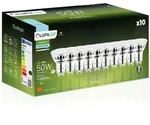 10x Led-lampe Gu10 Spot Par16 6w = 50w 580lm 6500k Kaltwei&szlig; 38&deg; Lumiled