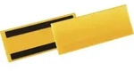 Etikettentasche B210xh74mm Gelb Magnetisch
