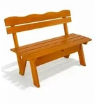 Gartenbank Wetterfest Holz 2 Sitzer 120 Cm Breit Troms&ouml;