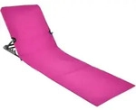 Strandmatte Klappbar Mit Verstellbarer R&uuml;ckenlehne - Pink - Liegematte Faltbar...