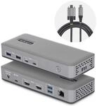 Startech.com Dual Monitor Usb-c Dockingstation, Dual 4k 60hz Hdmi Mst Dock, 100w
