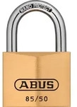 Abus - Av-vorhangschloss 85/50, Gleichschlie&szlig;end, Messing Massiv