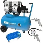 G&uuml;de Fl&uuml;ster Kompressor Airpower 150/8/24 Silent 24l 8bar Mit Zubeh&ouml;r