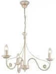 Romantischer Kronleuchter Wei&szlig; Shabby Chic Rustikal 3-armig Schlafzimmer Wohnzimmer