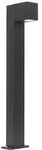 Qazqa - Industrielle Stehende Au&szlig;enlampe Schwarz 65 Cm Ip44 - Baleno