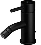 Steinberg Armaturen - Steinberg 100 - Bidetarmatur Mit Ablauf, Schwarz Matt 100 1300