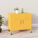Lagerschrank Senfgelb 60x35x56 Cm Stahl Vidaxl