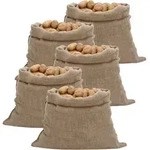 Jutes&auml;cke 5 Stk. 100x110 Cm 100% Jute 220 G/m2 Vidaxl