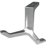 Hermeta - Decken-mantelhaken 0200 Zweifach Ausladung 87 Mm Aluminium Silberfarbig