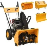4-in-1 Schneefr&auml;se Und Kehrmaschine Set Benzinbetrieben 6,5 Ps Vidaxl