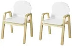 Kmb24-wx2 2er Set Stuhl H&radic;&part;henverstellbar St&uuml;hlchen Mit Armlehnen Und