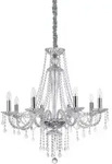 Amadeus - 8 Licht Pendelleuchte Trasparent, E14 - Ideal Lux