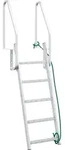 5-stufen Dockleiter Silber 58 X 77 X 191 Cm Aluminium Vidaxl