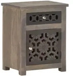 Nachttisch 40&times;30&times;50 Cm Mango Massivholz Vidaxl