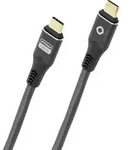 Oehlbach Usb-c&reg; Kabel Usb-c&reg; Stecker 0.5 M Anthrazit Geflechtschirm, 8k Uhd