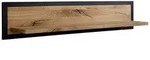 Wandregal Wildeiche 170x22x24 Natur Ge&ouml;lt Villanders 115