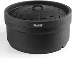Ibili 8411922456639 Dampfgareinsatz Silikon Schwarz 18 Cm