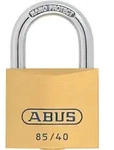 Abus Vorhangschl. Messing 85/40 Gl.-0706