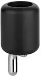 Gessi - Goccia Wand Glashalter, Becher In Gres Schwarz, 38008147
