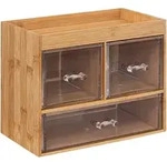 5five Simply Smart - Kosmetik-organizer Mit 3 Transparenten Schubladen + Ablage