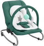 Babywippe Gr&uuml;n Stahl Vidaxl