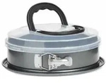 Secret De Gourmet - Kuchenform Mit Deckel Und Griff, &radic;&ograve; 26 Cm, Metall
