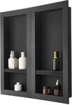Vevor Duschnische, 40,6 X 81,3 Cm + 40,6 X 81,3 Cm Wandnische Mit Beweglichem Regal,