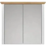 Ebuy24 - Landside Spiegelschrank Bad 2 T&uuml;ren, Grau.