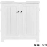 Sobuy Bzr18-ii-w Waschbeckenunterschrank Badschrank Waschtisch Unterschrank...