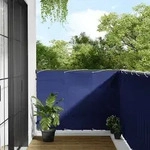 Balkon-sichtschutz Blau 120x700 Cm 100 % Polyester-oxford