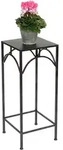 Dandibo - Blumenhocker Metall Schwarz Eckig 70 Cm Blumenst&auml;nder 96132 L