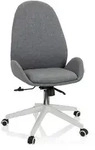B&uuml;rostuhl / Drehstuhl Avea I Stoff Grau Hjh Office