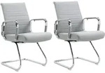 Svita Office Comfort 2er Set Besucherstuhl Freischwinger-stuhl Mit Armlehne