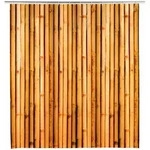Duschvorhang Bambusa, 180 X 200 Cm, Braun, Polyethylen-vinylacetat Braun - Braun -