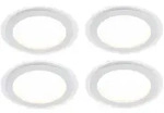 4er Set Led Einbau Strahler Wohn Zimmer Spot Beleuchtung Flur Lampen Wand Decken