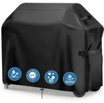 Grillabdeckung Wetterfest Gasgrill Abdeckung 147x61x122cm Schwarz
