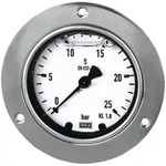 Riegler Glyzerinmanometer, Frontring, G 1/2 Hinten Exzentr., 0 - 4,0 Bar, &Oslash; 100