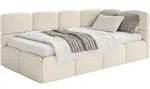 Selsey Cloudy &ndash; Jugendbett 120 Cm, Bettkasten, Boucl&eacute;, Kopfteil Rechts,...