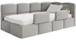Selsey Cloudy &ndash; Kinderbett 120x200, Kopfteil Rechts, Matratze & Bettkasten,...
