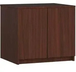 Akord - Schrankaufsatz F&uuml;r Kleiderschrank S60 Wenge 60 Cm 2 T&uuml;ren 2 Ebenen...