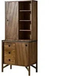 Buffet Mango 80x45x180 Braun Ge&ouml;lt / Dunkler Granit Los Angeles 104